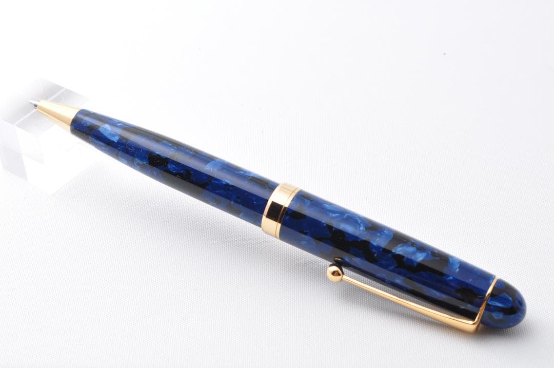 新品✨ ハンドメイド　ボールペン 大西製作所 手作り 【ブルー】