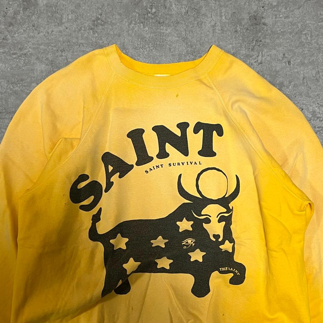 トップス SAINT MICHAEL CRW N SWT COW Yellow XL