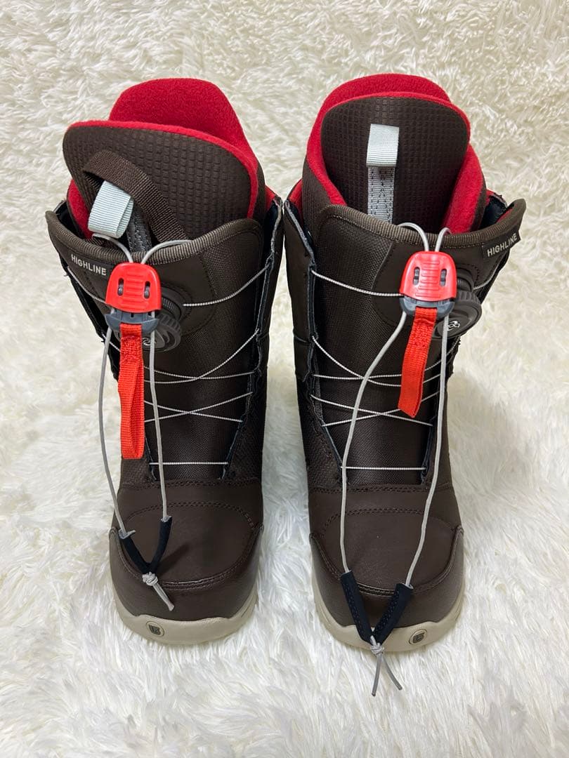 美品 BURTON HIGHLINE BOAスノボブラウンスノーボードブーツ26