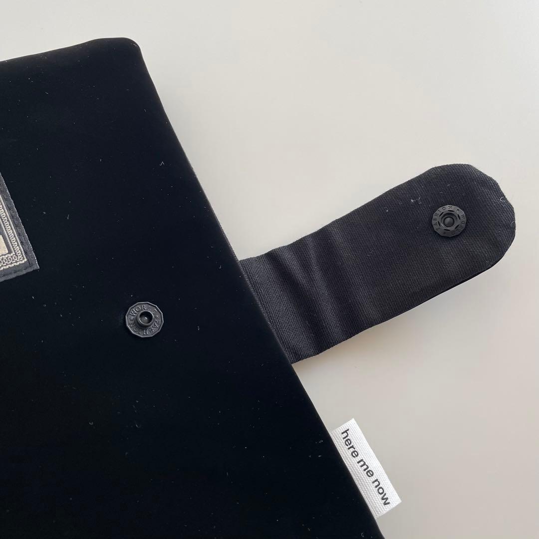 早い者勝ち　韓国　バインダー　カバー　貯金　リフィル　A6　黒　ベルベット