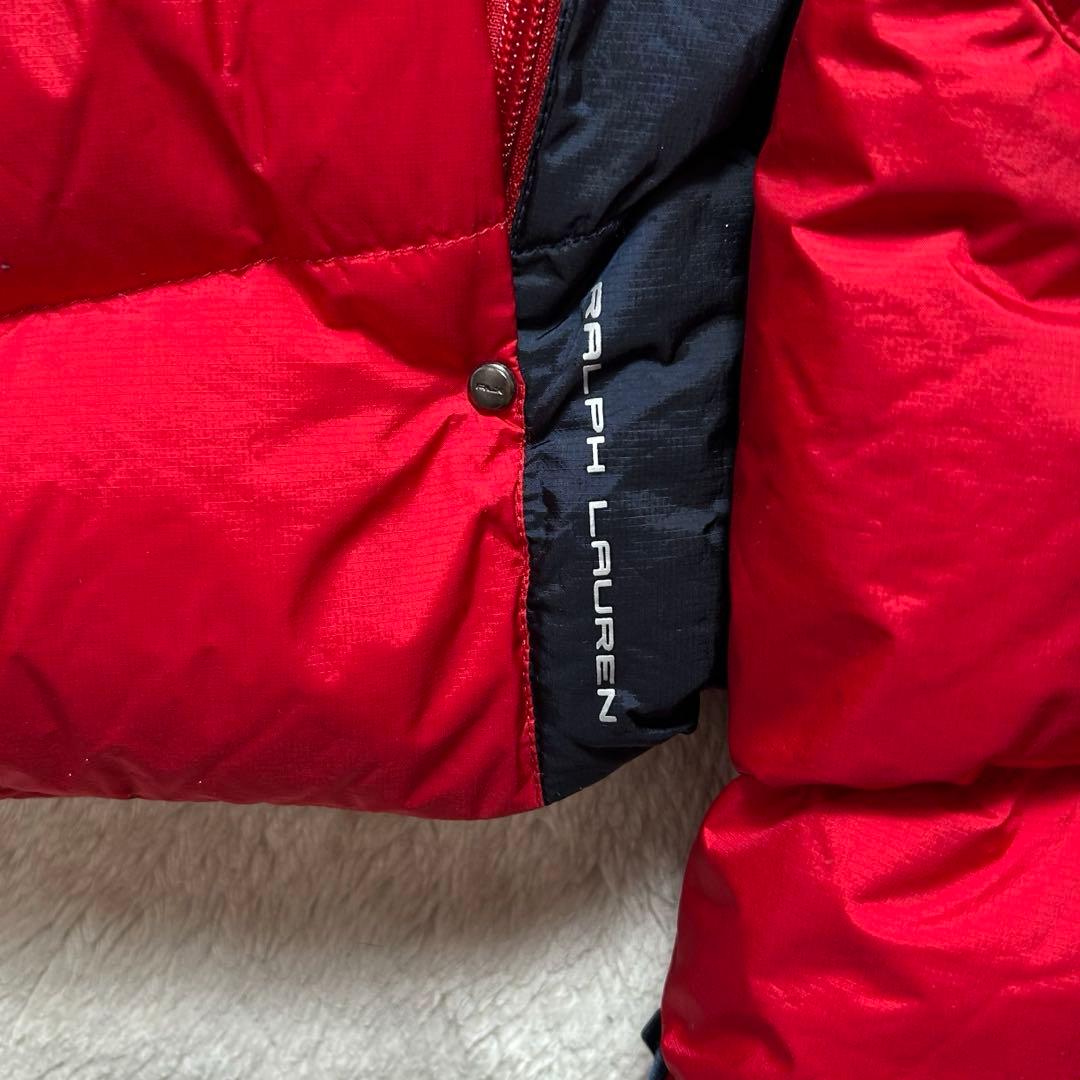 RLX ダウンジャケット　レッド　L フード脱着可