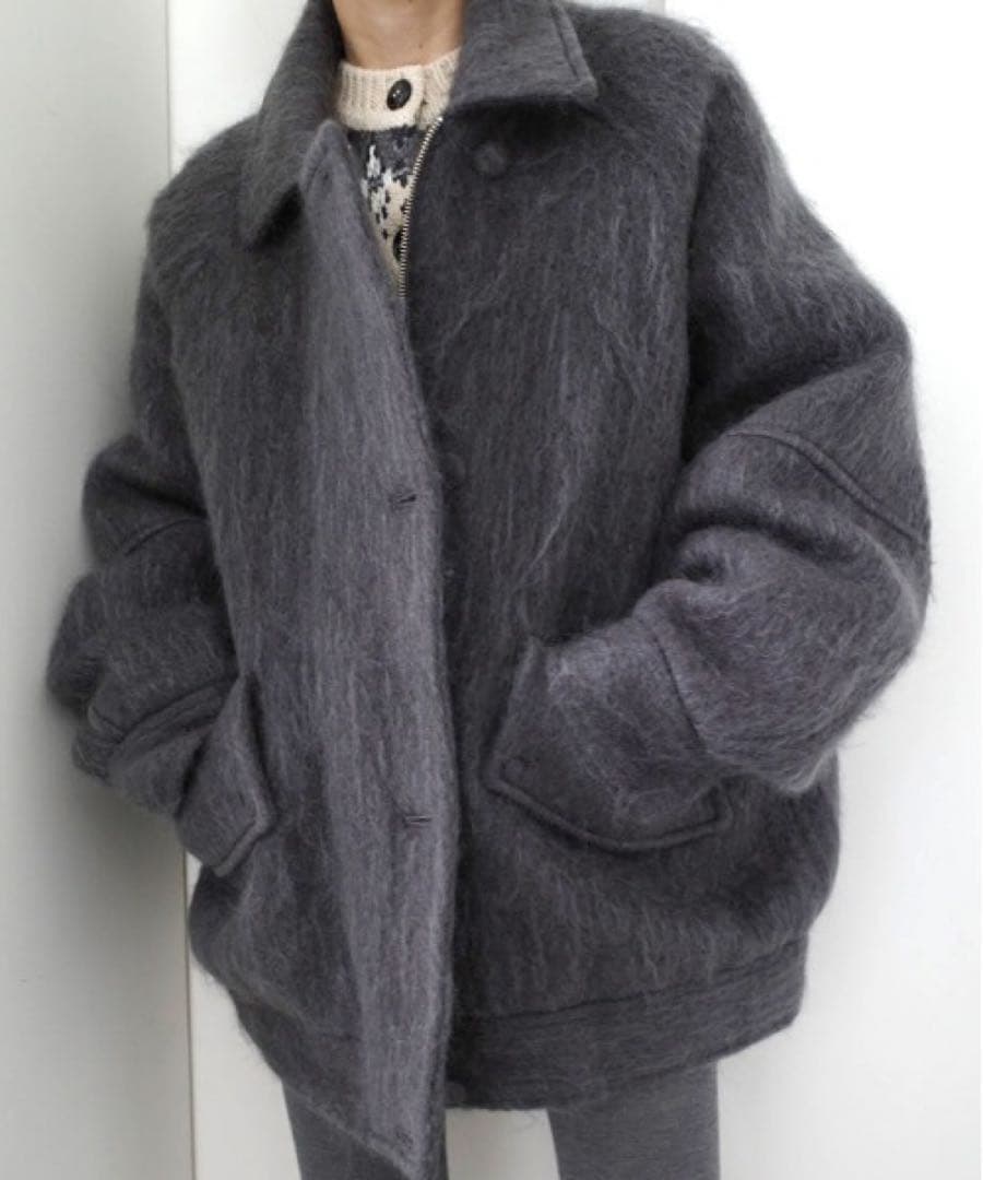 UND MOHAIR SHAGGY FLIGHT JACKET⭐︎コート