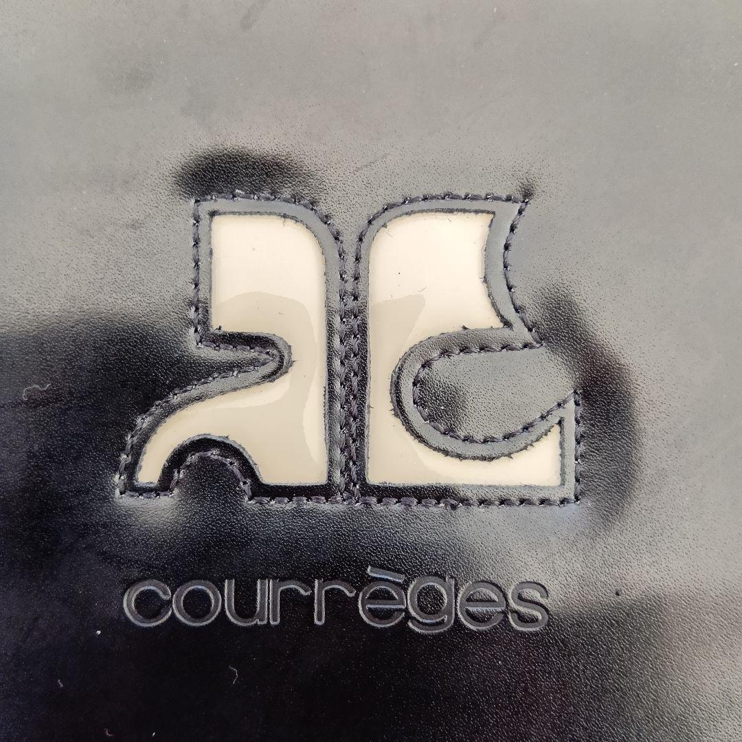 Courreges／クレージュ　ハンドバッグ　ブラック
