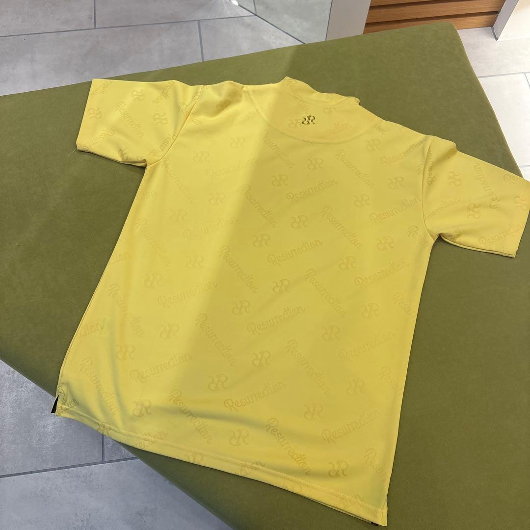 Resurrection モックネック イエロー Mサイズ シャツ