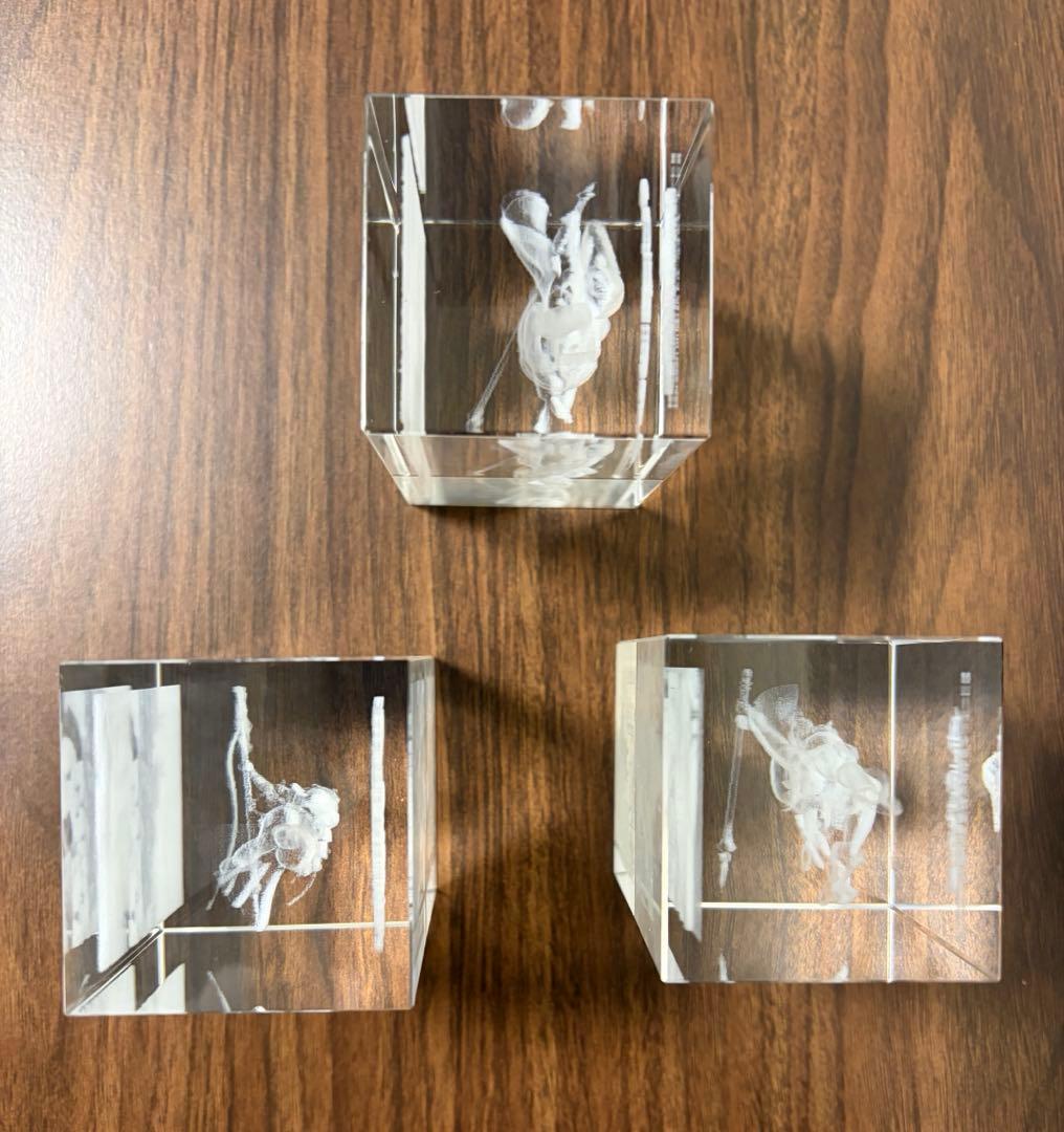 ライザのアトリエ　3Dクリスタル　3点セット