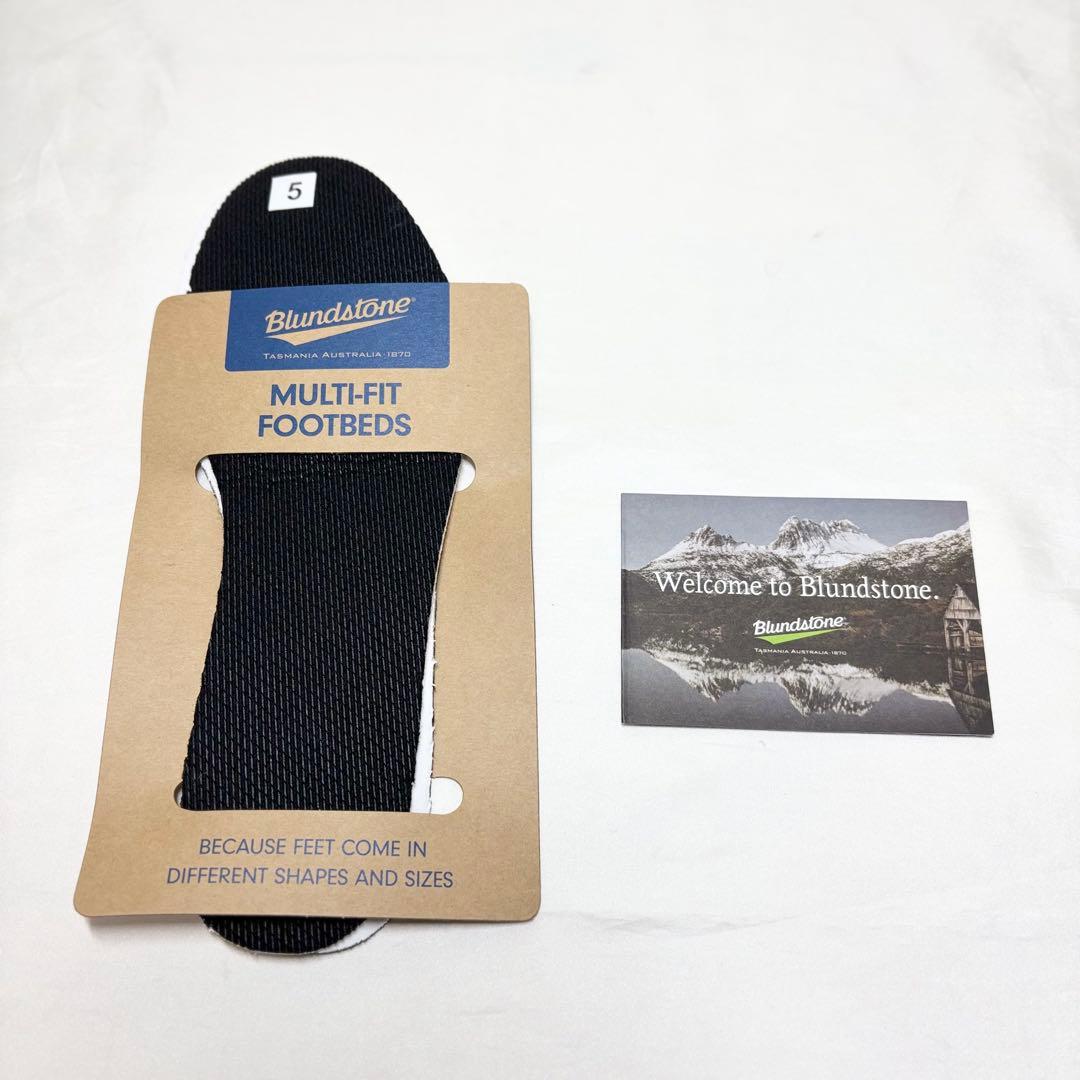 【新品】　ブランドストーン　サイドゴアブーツ　黒24.5cm 別売インソール付