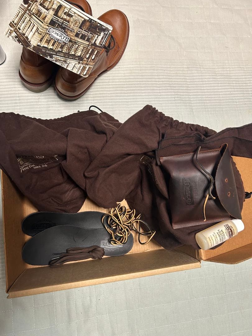 Wesco 100周年ウエスコ 8106 81/2 ブリティッシュタン