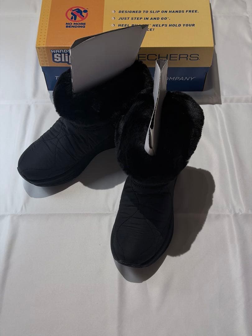 SKECHERS レディース ファーブーツ 24cm 新品未使用 スケッチャーズ