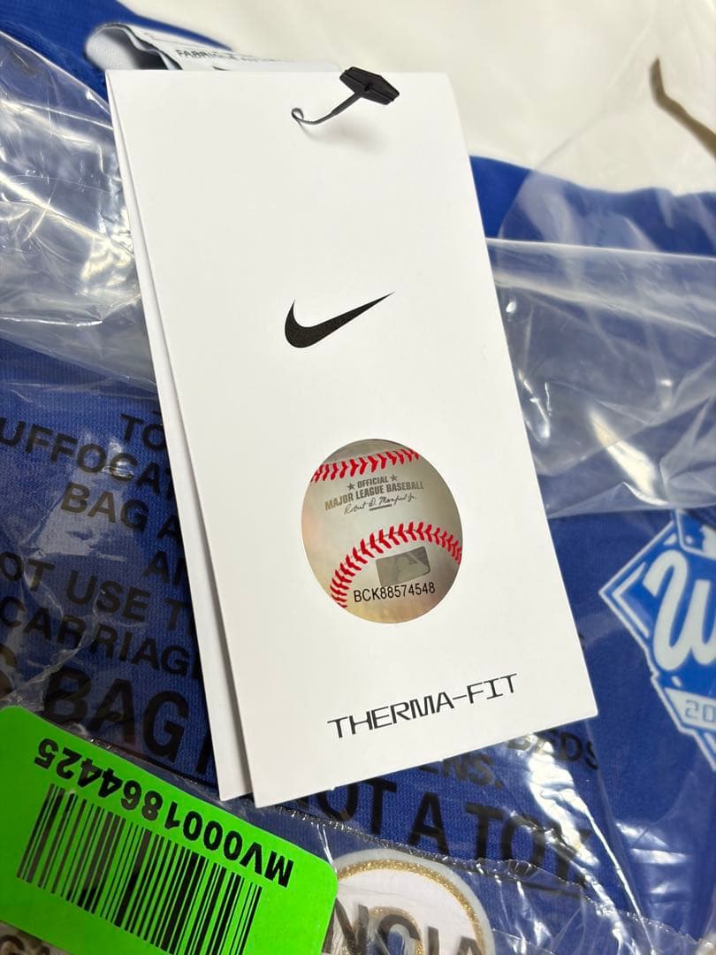 【100%正規品】Sロサンゼルス・ドジャース大谷翔平選手着用2025WS山本由伸
