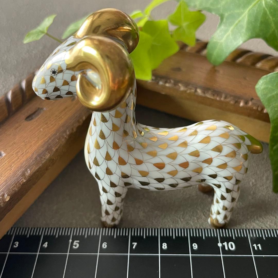 HEREND ゾディアック　十二支フィギュリン　金　2015年