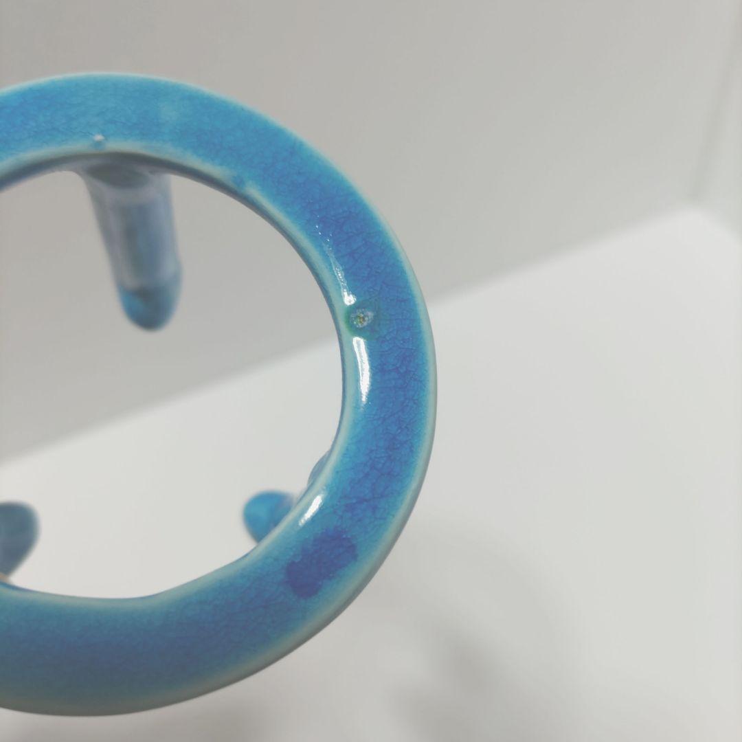 茶道具　七種 蓋置 交趾　橋本 紫雲