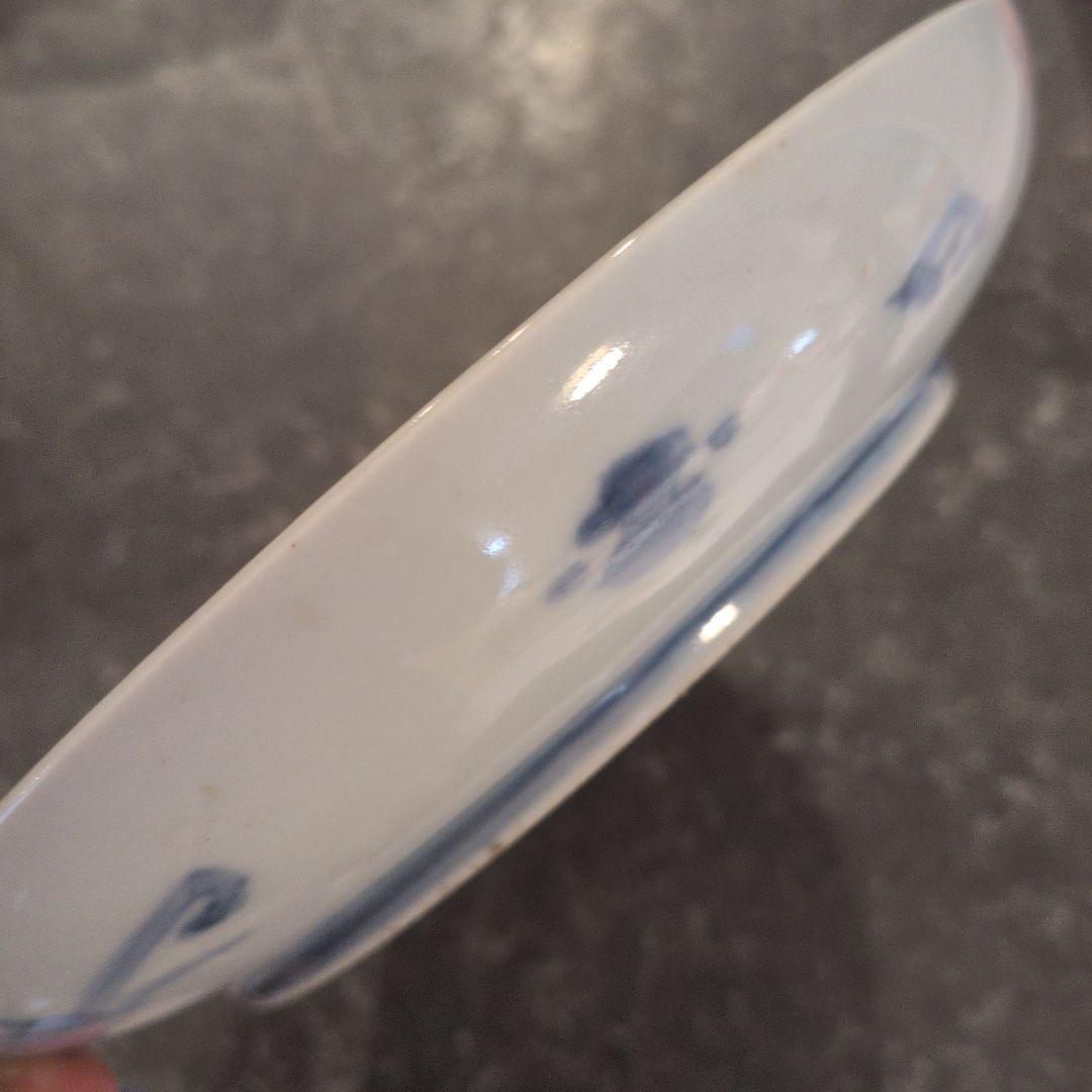 5枚セット　古伊万里　伊万里　色絵　金彩　ちどり　七寸皿　　骨董　時代物