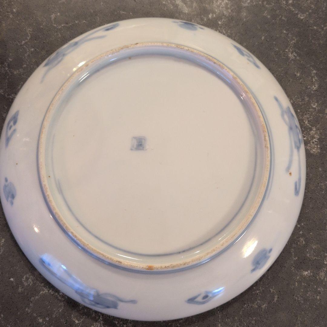 5枚セット　古伊万里　伊万里　色絵　金彩　ちどり　七寸皿　　骨董　時代物