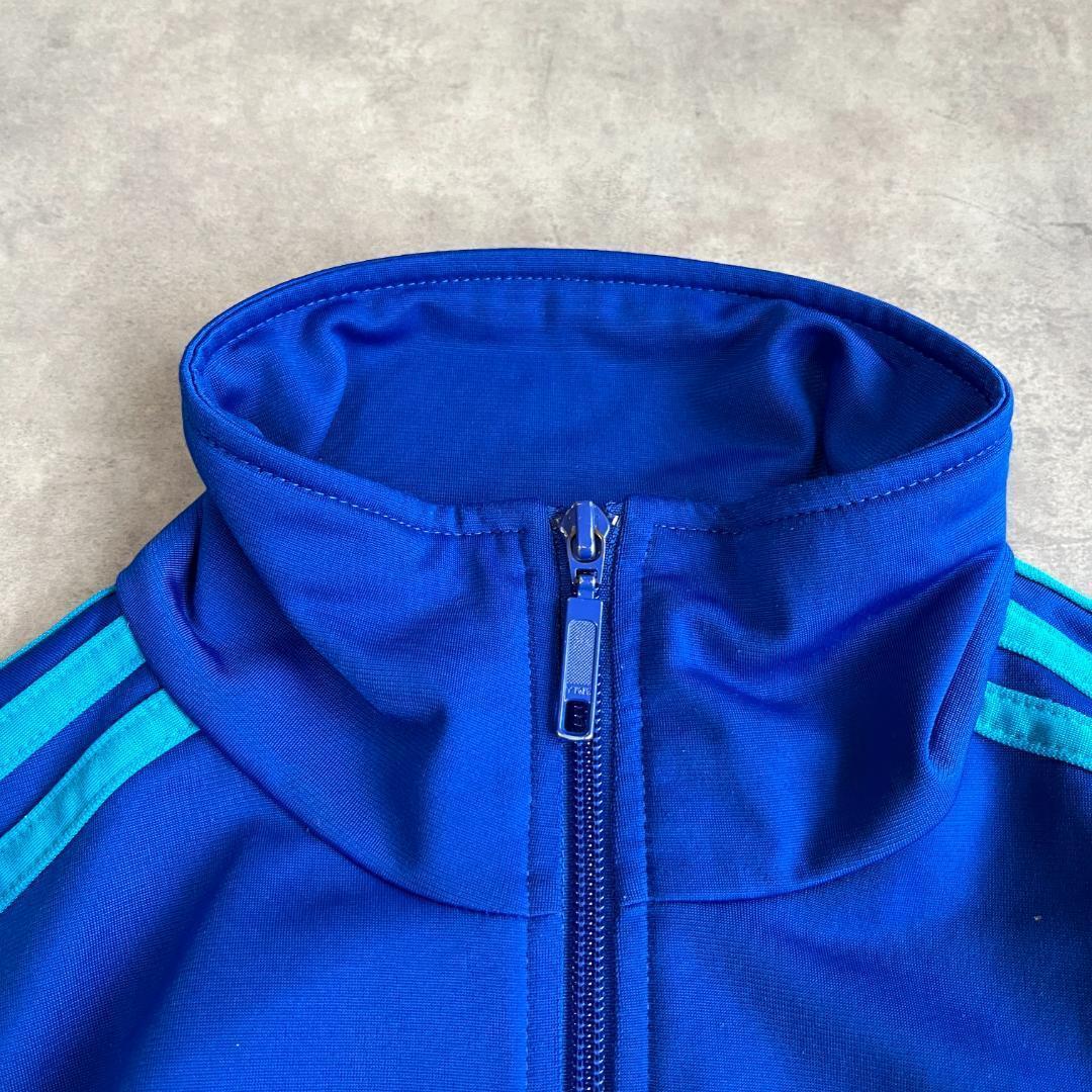 アディダス トラックジャケット ファイヤーバード 古着 青 緑 16147