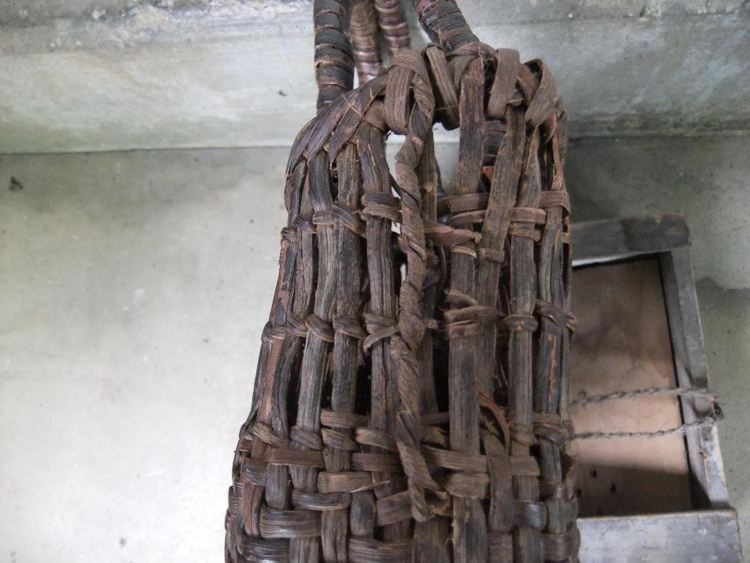 ヴィンテージ 山葡萄かご