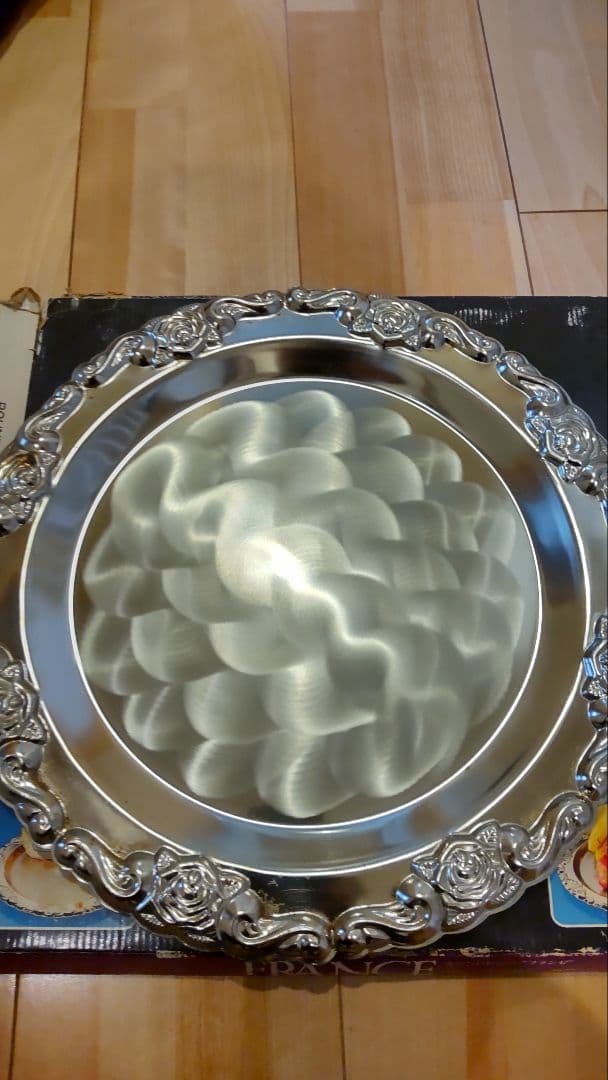 フランス ラウンドトレー ステンレス お盆