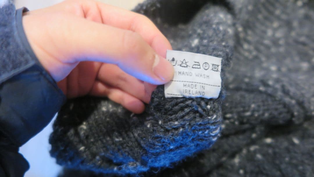 アランニット フィッシャーマンニット アイルランド製