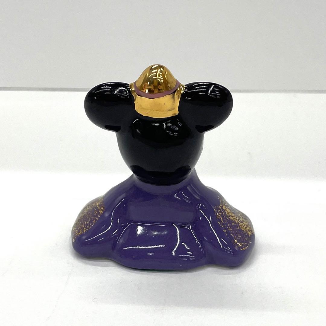 吉徳　ミッキー＆ミニー雛人形と円形　市松模様　三日月飾り台のセット売り