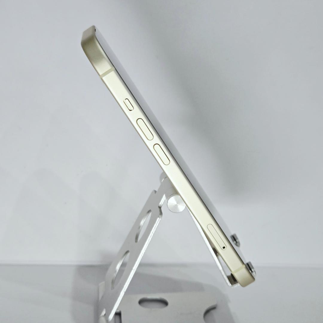 12 iPhone15 イエロー SIMフリー 極美品 BT87% 付属品完備