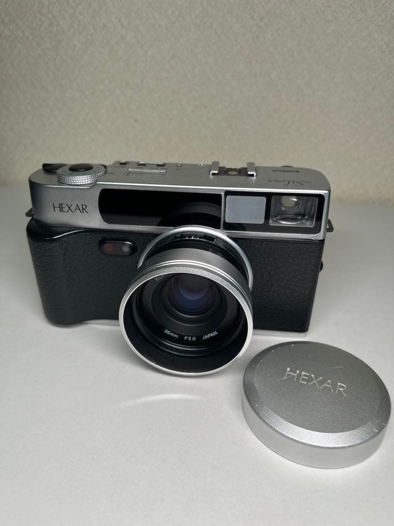 コニカヘキサー シルバー Konica HEXAR 35mmF2 動作確認済良品