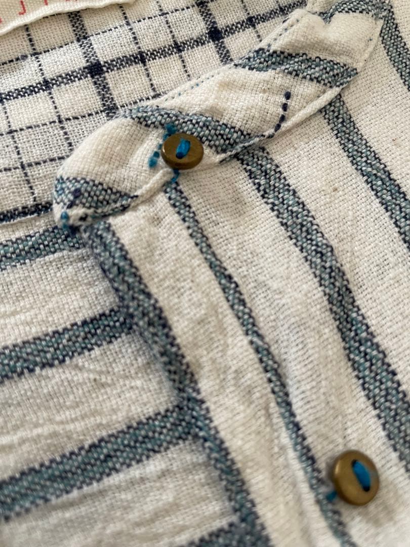 INJIRI インジリ 刺繍カディコットンロングブラウス