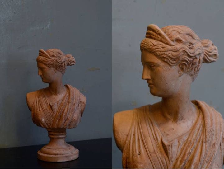 【25%OFF】新春セール♪アメリカ アンティーク☆胸像女神のオブジェインテリア