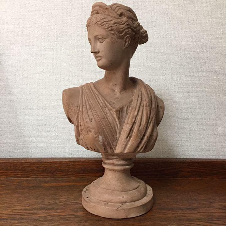 【25%OFF】新春セール♪アメリカ アンティーク☆胸像女神のオブジェインテリア