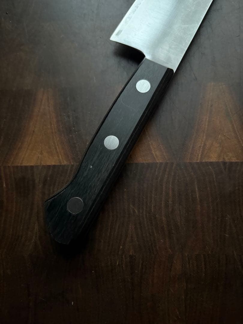 京都　有次　平常一品　切付　190mm 三徳　包丁　青紙スーパー　良品