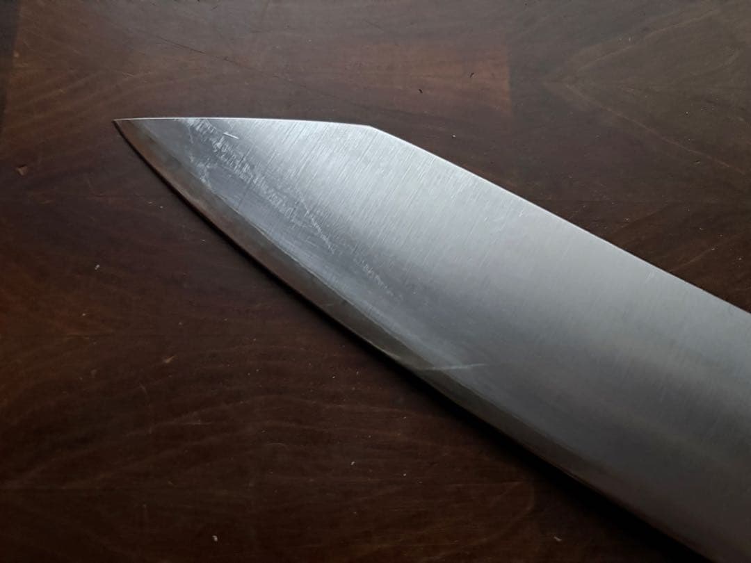 京都　有次　平常一品　切付　190mm 三徳　包丁　青紙スーパー　良品