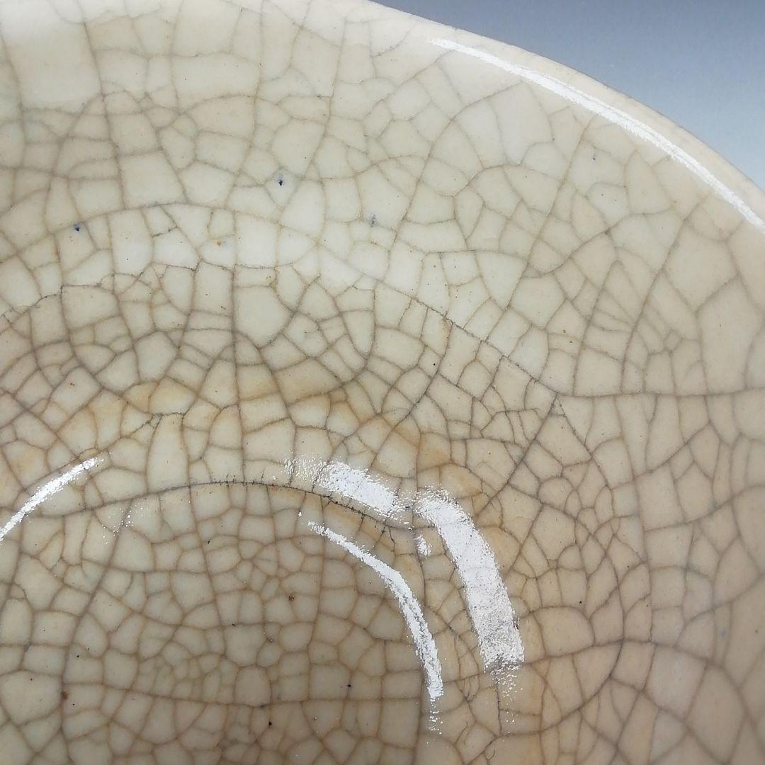 Ｔ６５１　茶碗　『峯の雪』『写常慶作』『平安　祥悦 造』　共箱　抹茶碗　茶道具