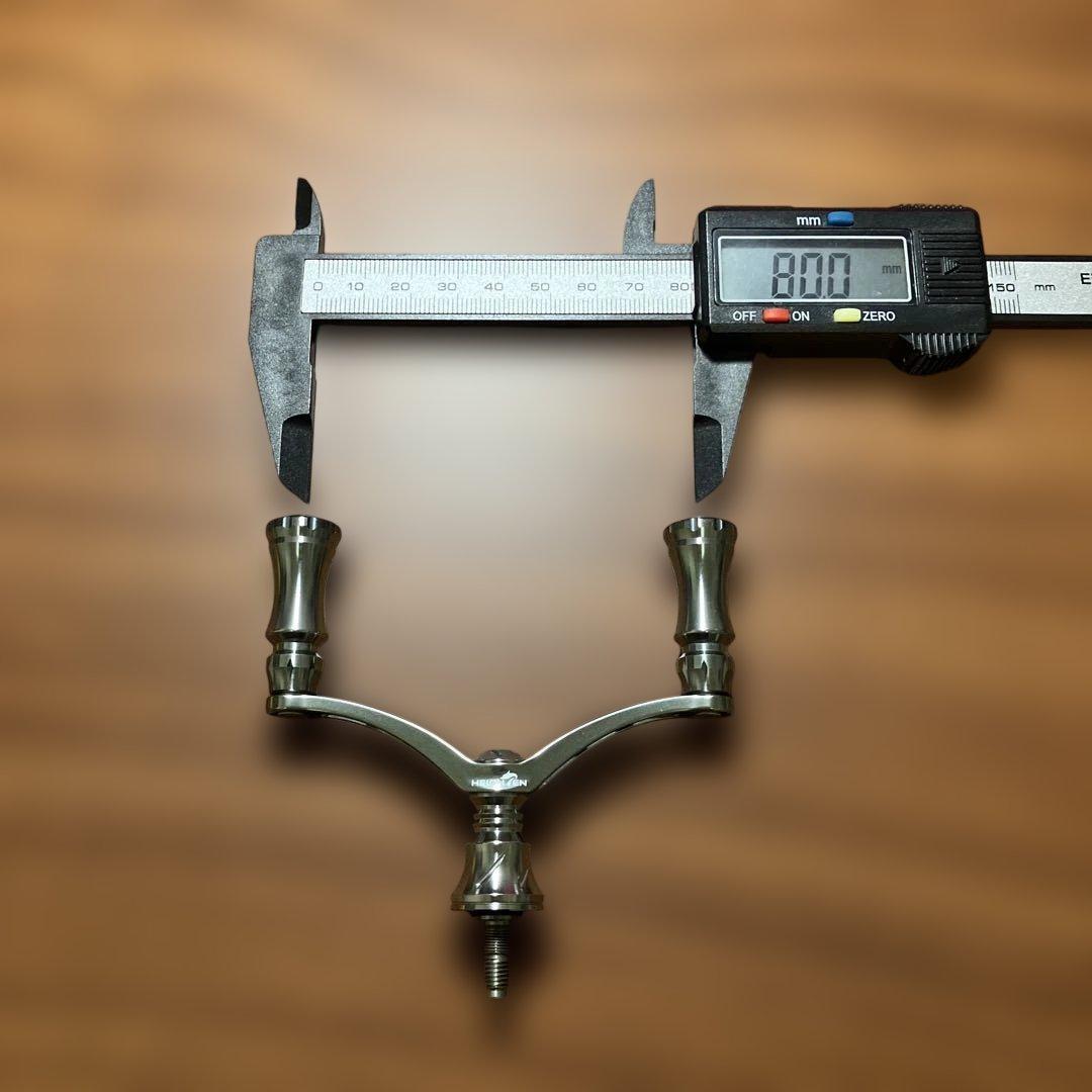 未使用　ハイテン　80mm シマノ用　ダブルハンドル　34バランサー　セット