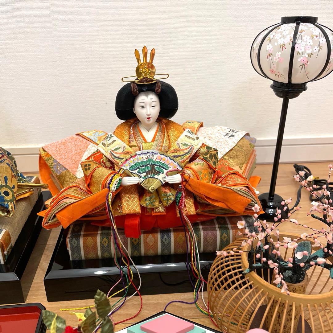 【極美品】久宝堂　雛人形　セット　親王飾　ひな祭り