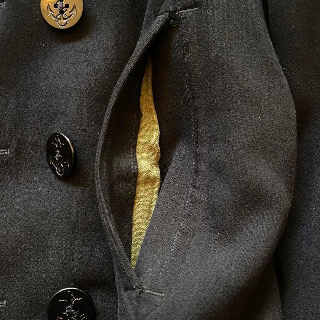 【極美品】40s 米軍実物 NAVY Pコート 10ボタン ヴィンテージ