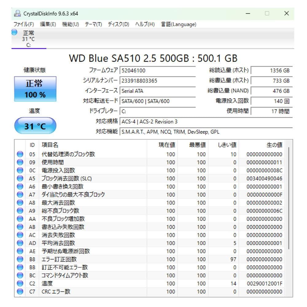 ミニパソコンHP EliteDesk 800 SSD 500G 分解修理清掃済