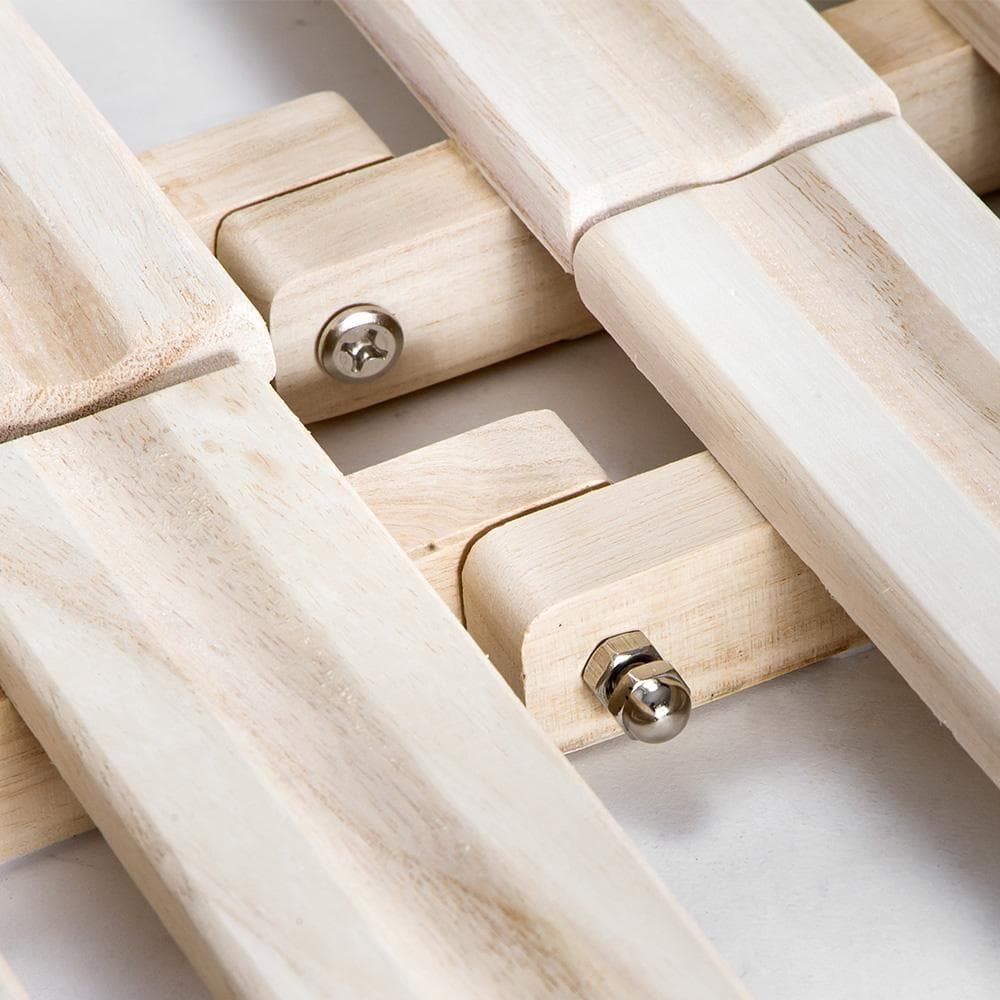 すのこベッド折りたたみ折りたたみベッド 二つ折り天然桐すのこベッド【シングル】