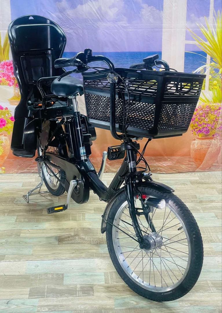 パナソニックギュット⭐️13AH！子供乗せ電動アシスト自転車Y3254