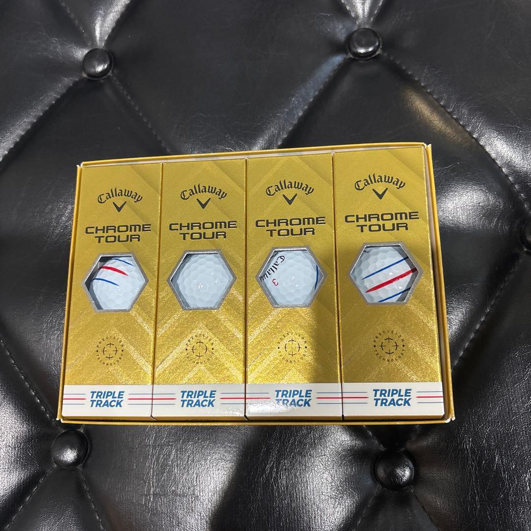 [mimo]キャロウェイCHROME TOURトリプルトラック白2箱