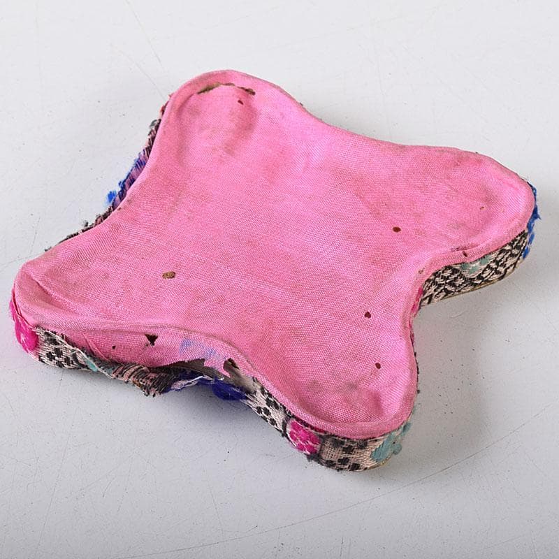 中国　青花　雷文　犬摘　四方香炉　時代箱付　M　R8380