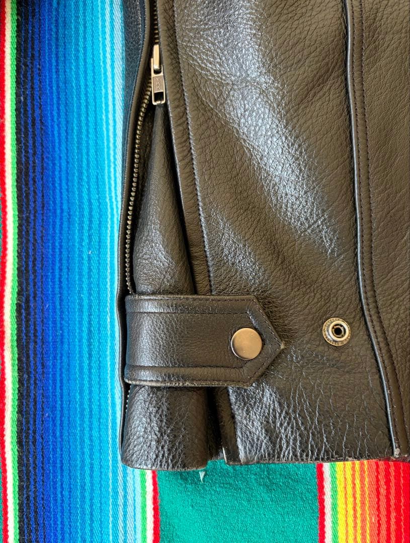 【舶来堂】革ジャン Mサイズ 矢沢永吉 キャロル 昭和レトロ レザージャケット