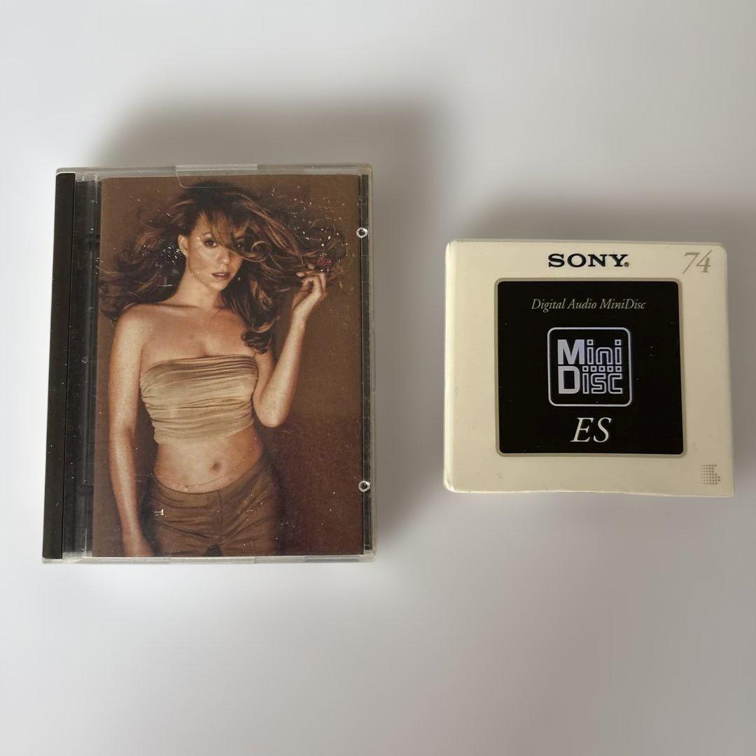 SONY MZ-R50 ポータブルMDレコーダー マライアキャリーMD、新MD