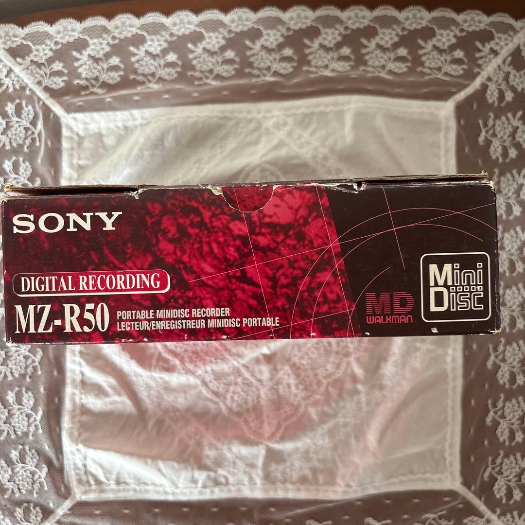 SONY MZ-R50 ポータブルMDレコーダー マライアキャリーMD、新MD