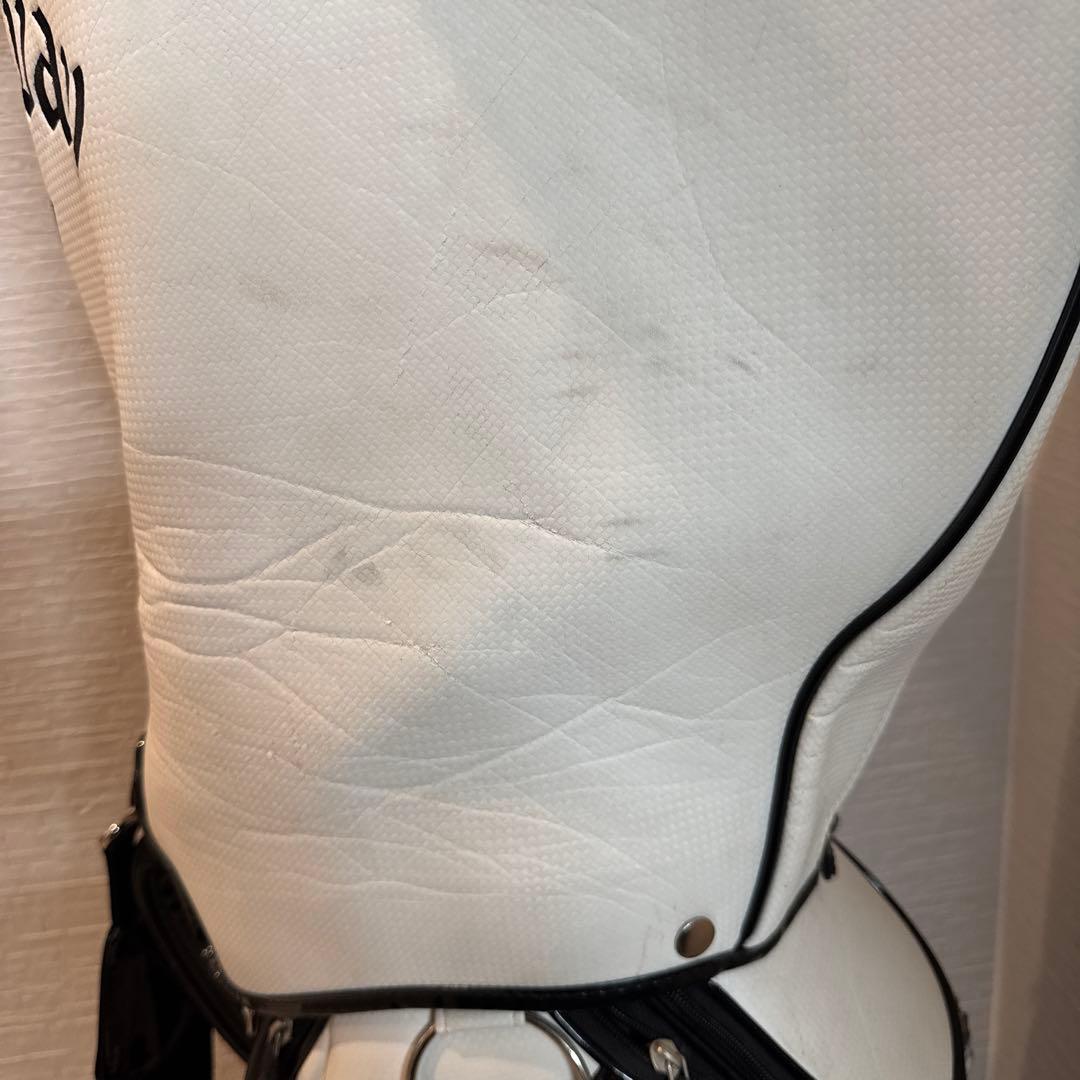 Callaway キャロウェイ　ゴルフバッグ　白　ホワイト　キャディバッグ