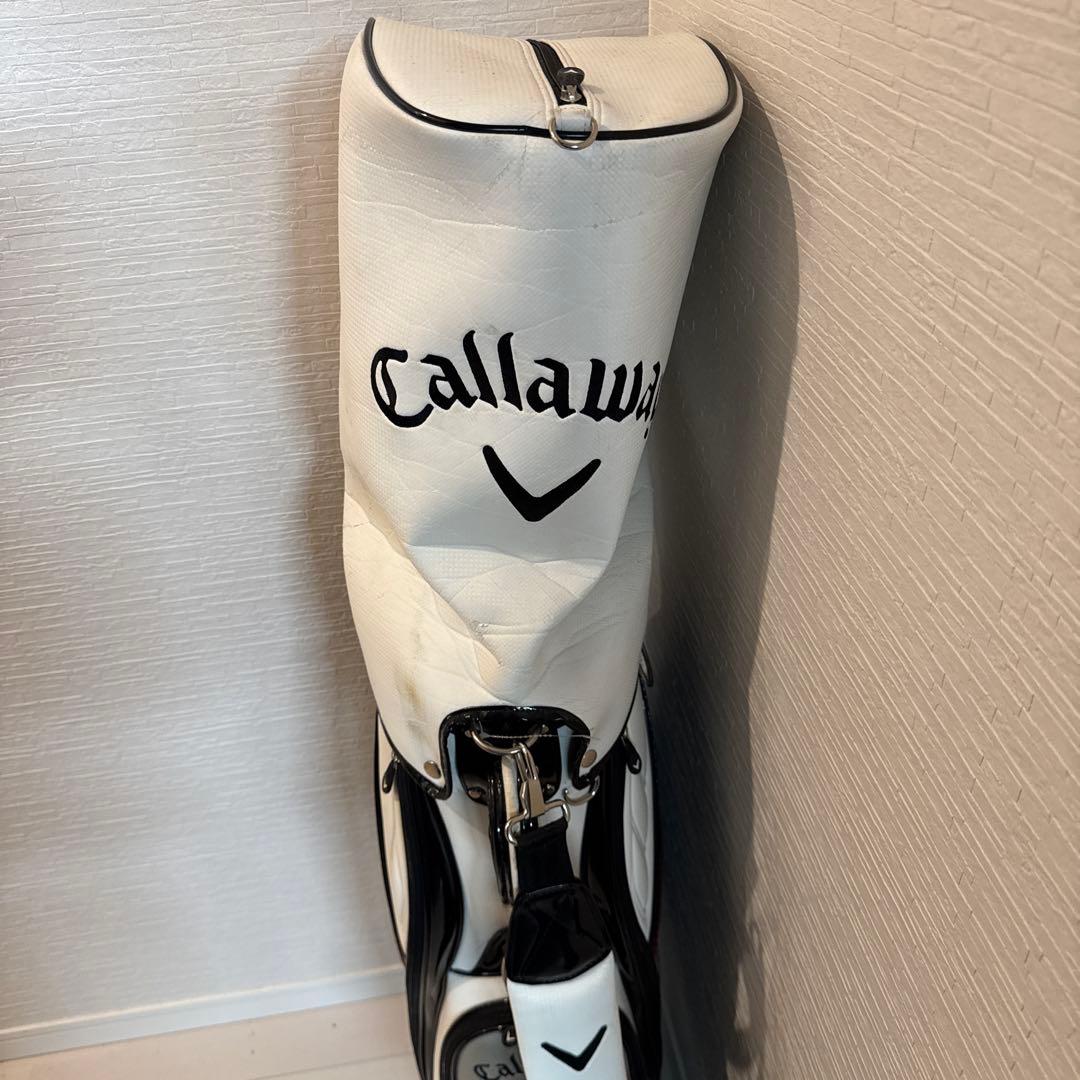 Callaway キャロウェイ　ゴルフバッグ　白　ホワイト　キャディバッグ