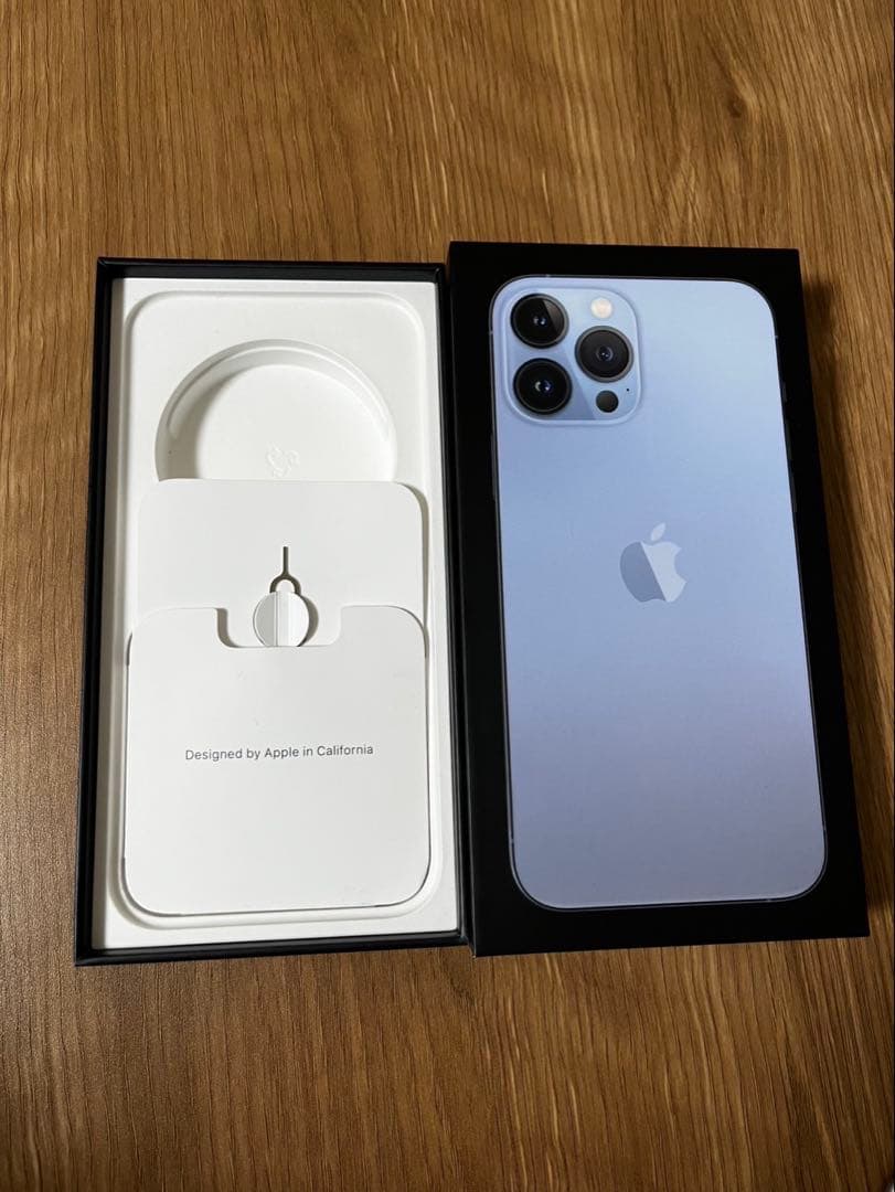 【256GB 78%】大幅値下げ！iPhone 13 Pro Maxシエラブルー