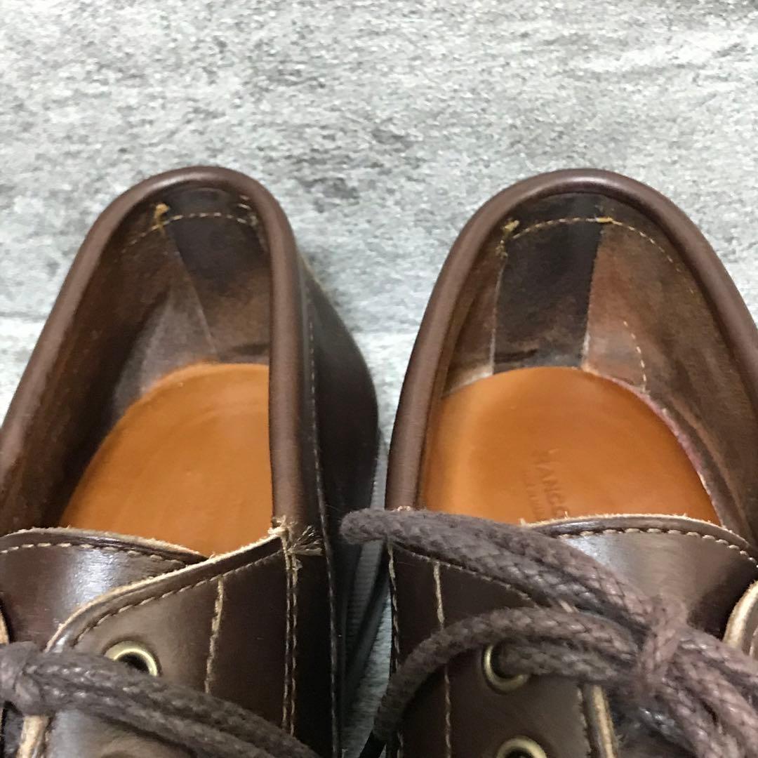 USA製 ランコート デッキシューズ 27.5cm モカシン 本革