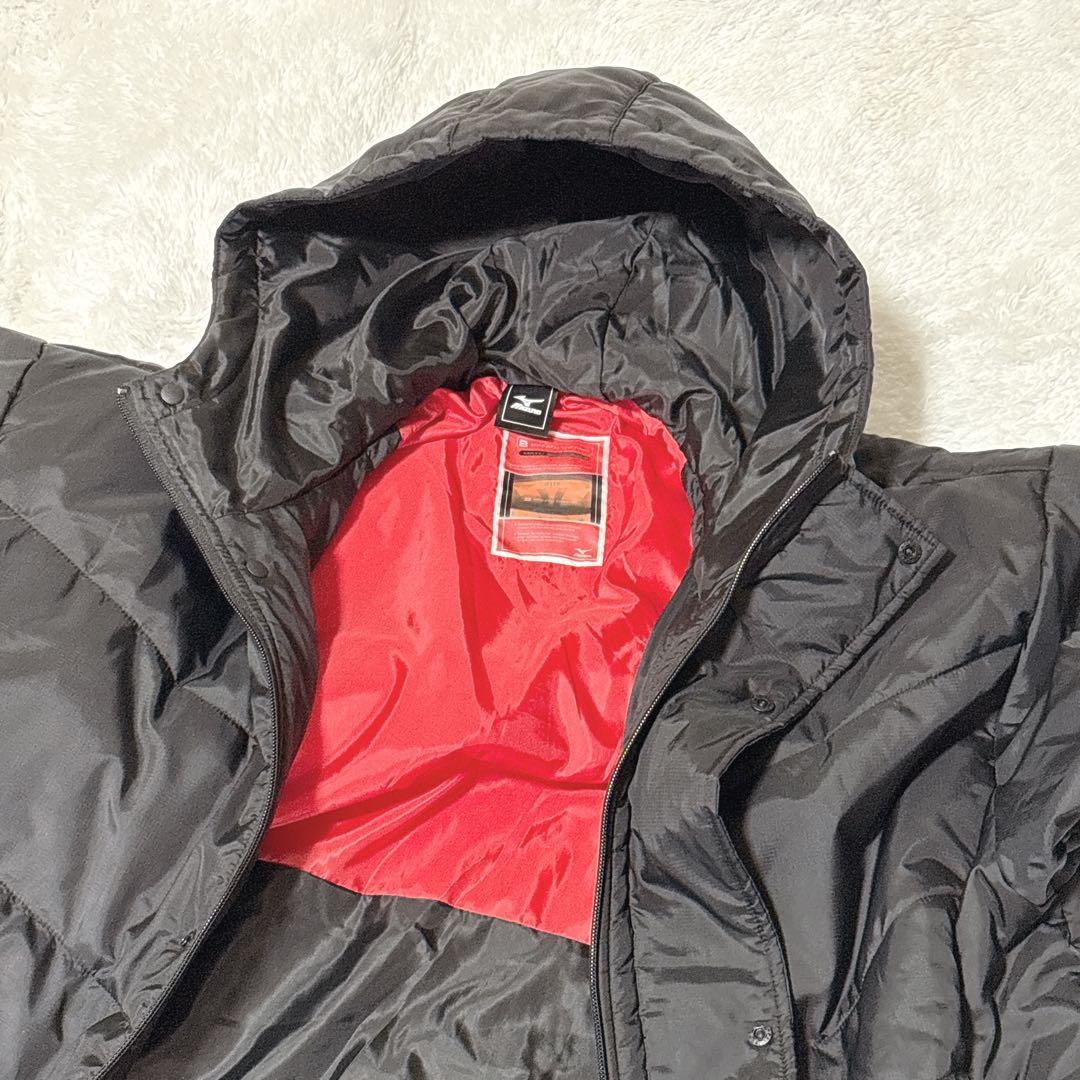 【秋冬】ミズノ ブレスサーモ ベンチコート 中綿ロングコート サッカー XL