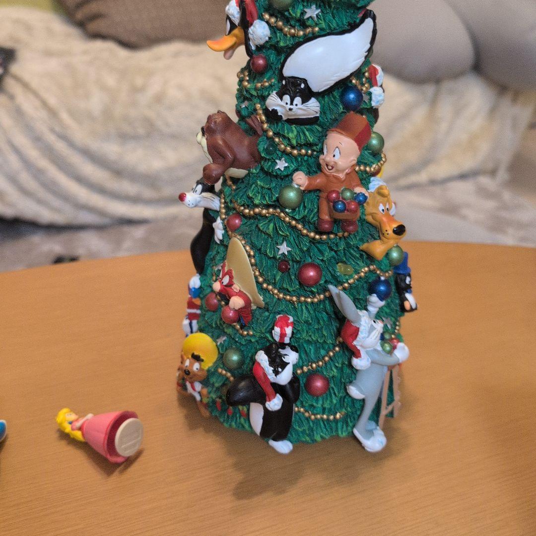 ディズニーキャラクター装飾 LEDライト付きクリスマスツリー 約30cm