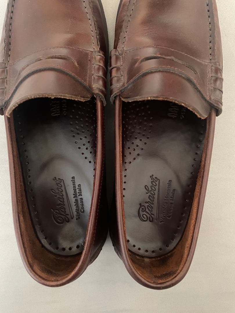 【パラブーツ】コローレイド　CORAUX RAID ローファー