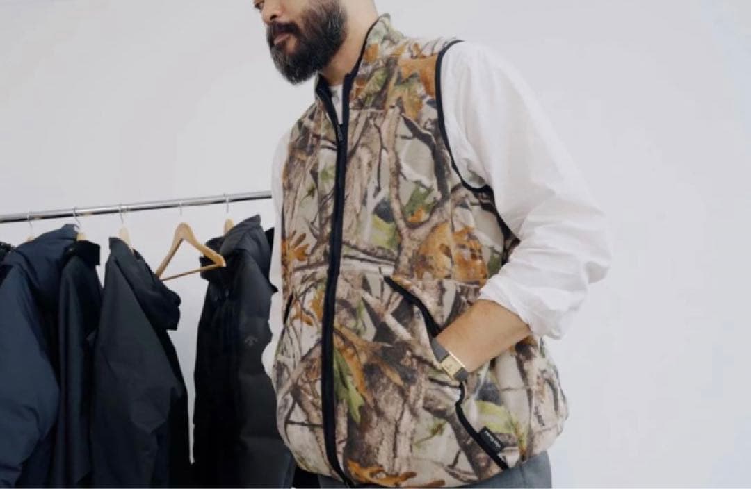 WILDTHINGS ARK別注 リアルツリーカモ リバーシブルベスト Lサイズ