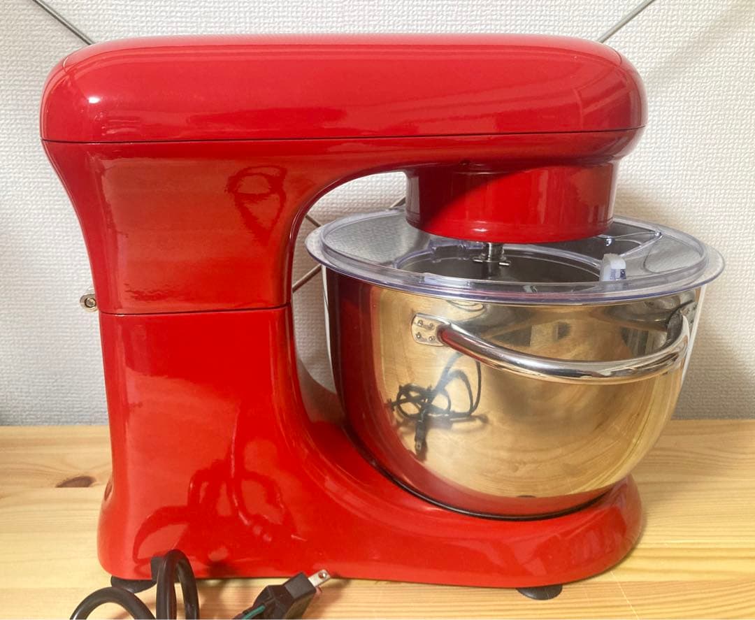 ☆美品！ Aucma スタンドミキサー 4.5L大容量 3種類アタッチメント付き